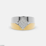 Imperial Fusion Mens Diamond Ring 9K Rose Gold