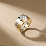 Imperial Fusion Mens Diamond Ring 9K Rose Gold