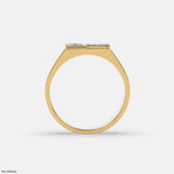 Sovereign Crest Mens Diamond Ring Platinum 950