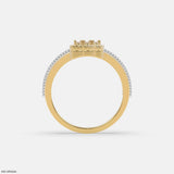 Eterna Glow Mens Diamond Ring 9K White Gold