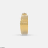 Solo Diamond Mens Gold Ring Platinum 950
