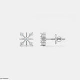 Magic Cross Kids Diamond Earrings Platinum 950