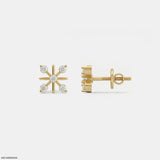 Magic Cross Kids Diamond Earrings Platinum 950