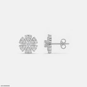 Fairy Bloom Kids Diamond Earrings Platinum 950