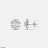 Fairy Bloom Kids Diamond Earrings Platinum 950