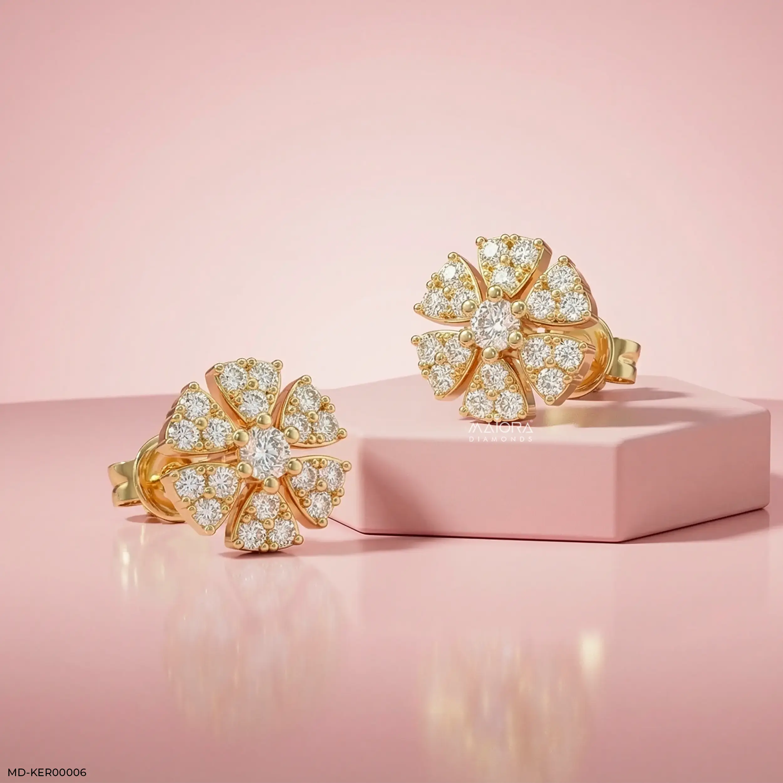 Fairy Bloom Kids Diamond Earrings