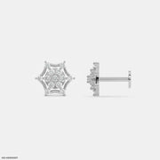 Starry Galaxy Kids Diamond Earrings Platinum 950