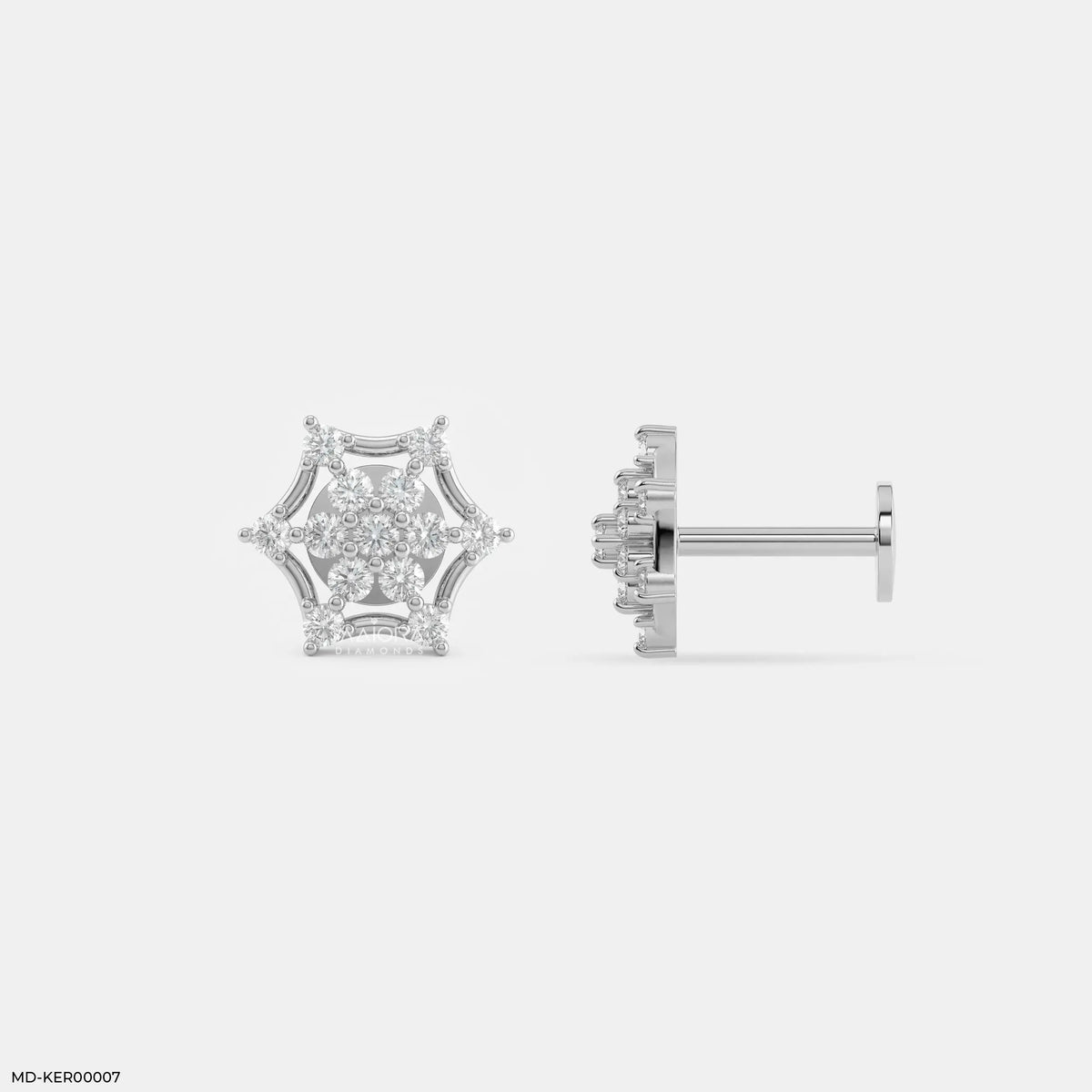 Starry Galaxy Kids Diamond Earrings