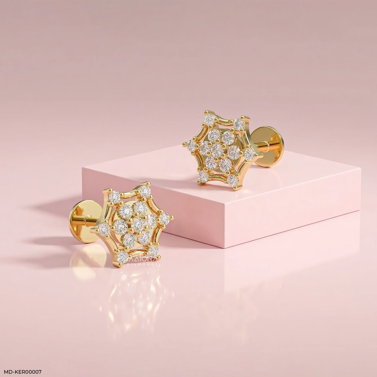 Starry Galaxy Kids Diamond Earrings