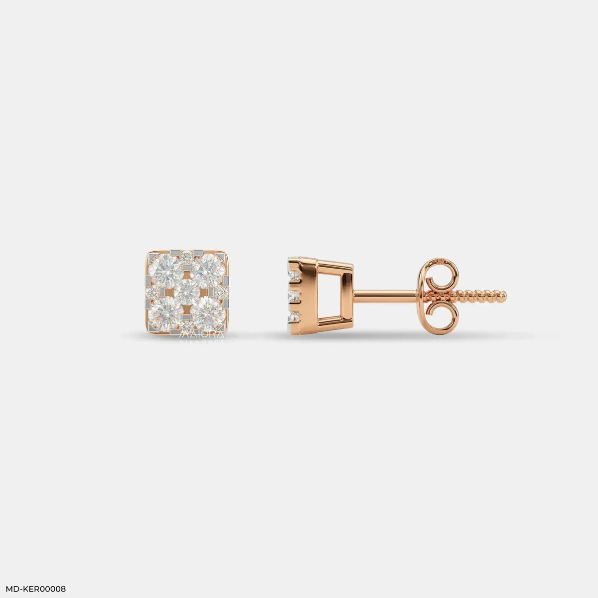 Pixel Glow Kids Diamond Earrings
