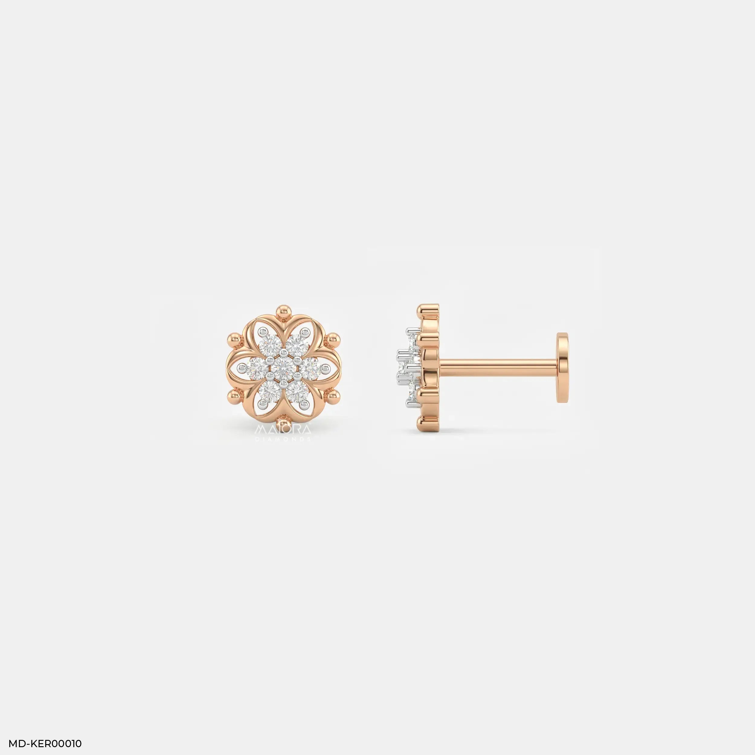 Daisy Flora Kids Diamond Earrings