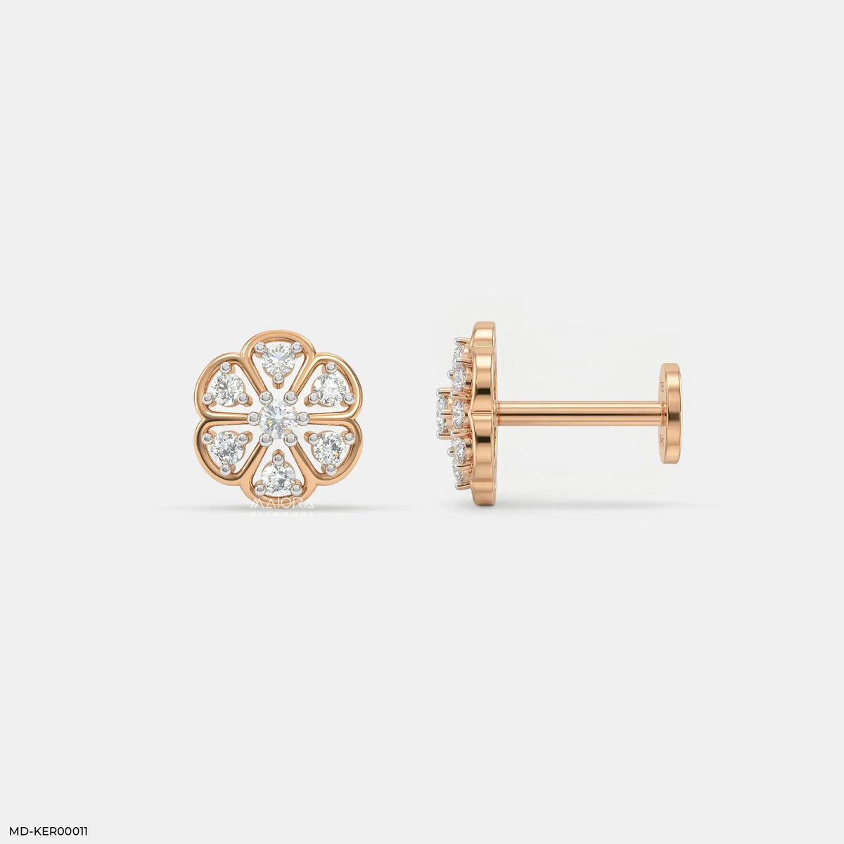 Flora Fable Kids Diamond Earrings
