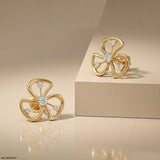 Petal Twist Kids Diamond Earrings  Platinum 950