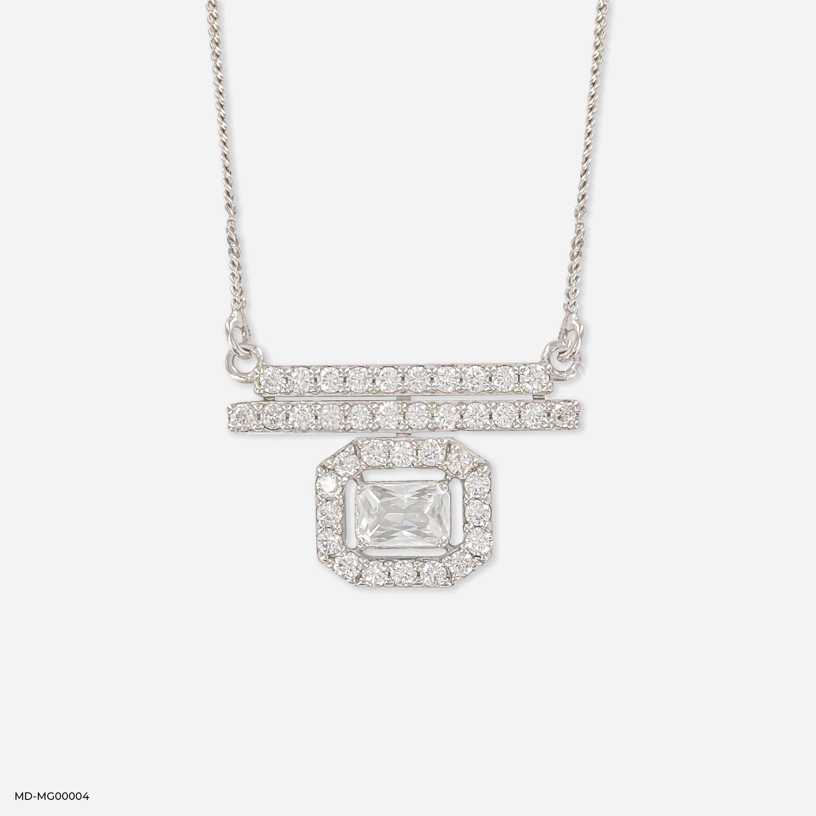 1.75 Carat Inaaya Halo Mangalsutra
