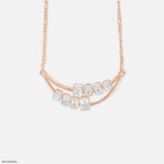 3 Carat Dawnfall Diamonds Mangalsutra 14K Rose Gold