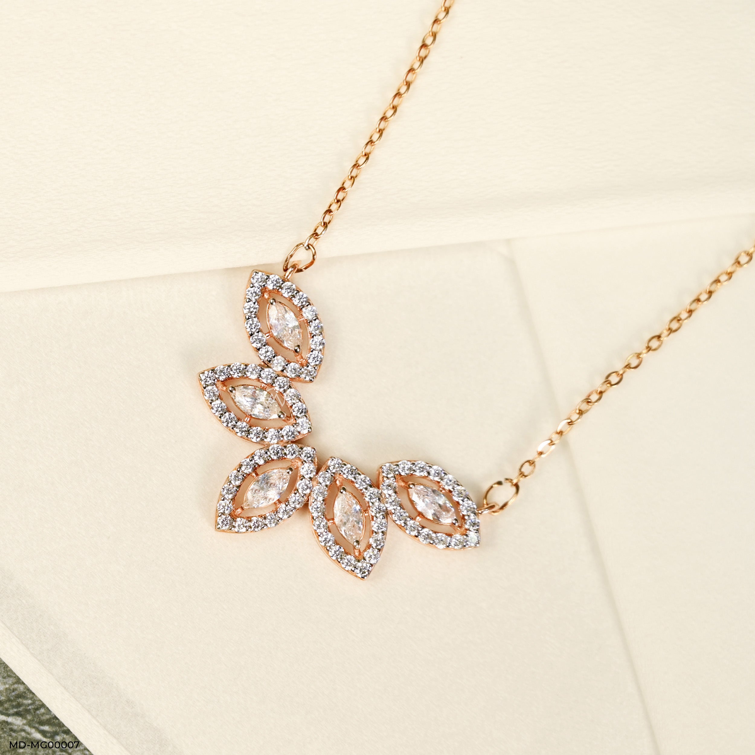 2.25 Carat Marquise Cluster Mangalsutra