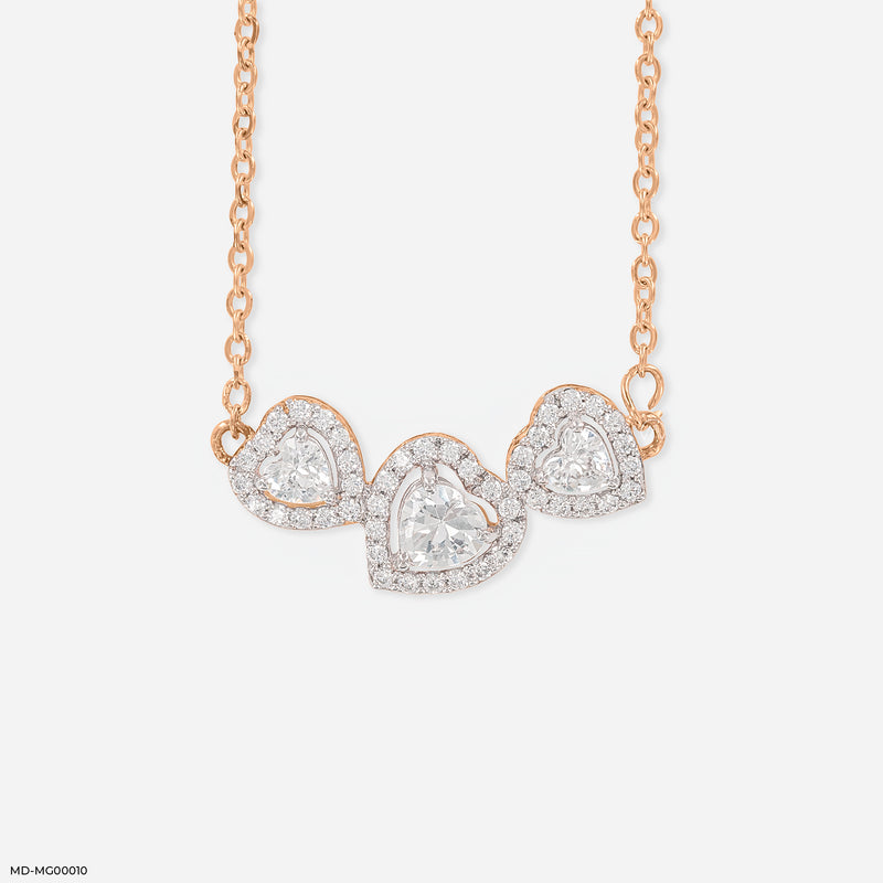 1.25 Carat Forever Us Mangalsutra 14K Rose Gold