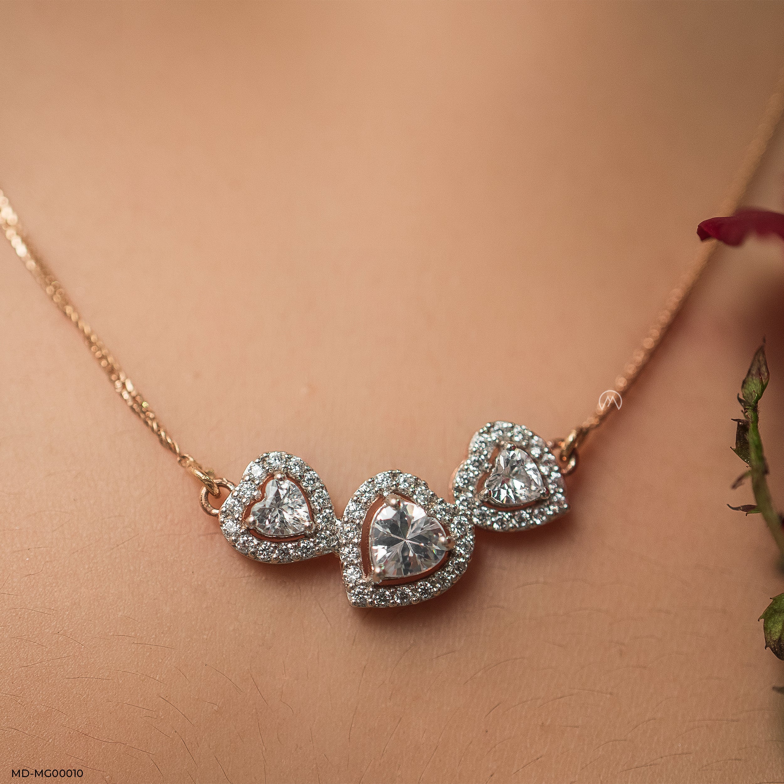1.25 Carat Forever Us Mangalsutra 9K Yellow Gold