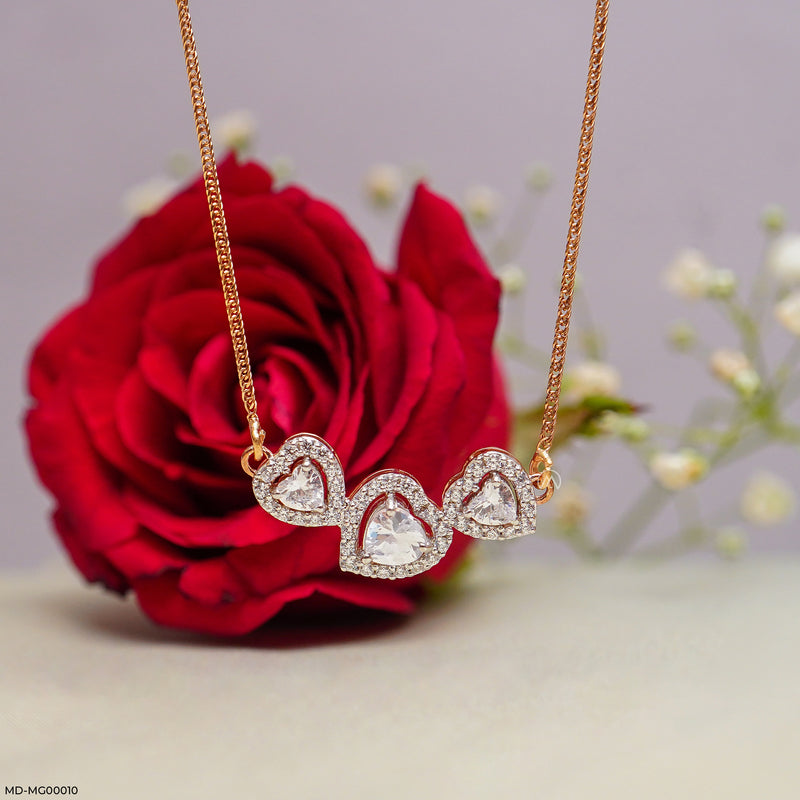 1.25 Carat Forever Us Mangalsutra 14K Rose Gold