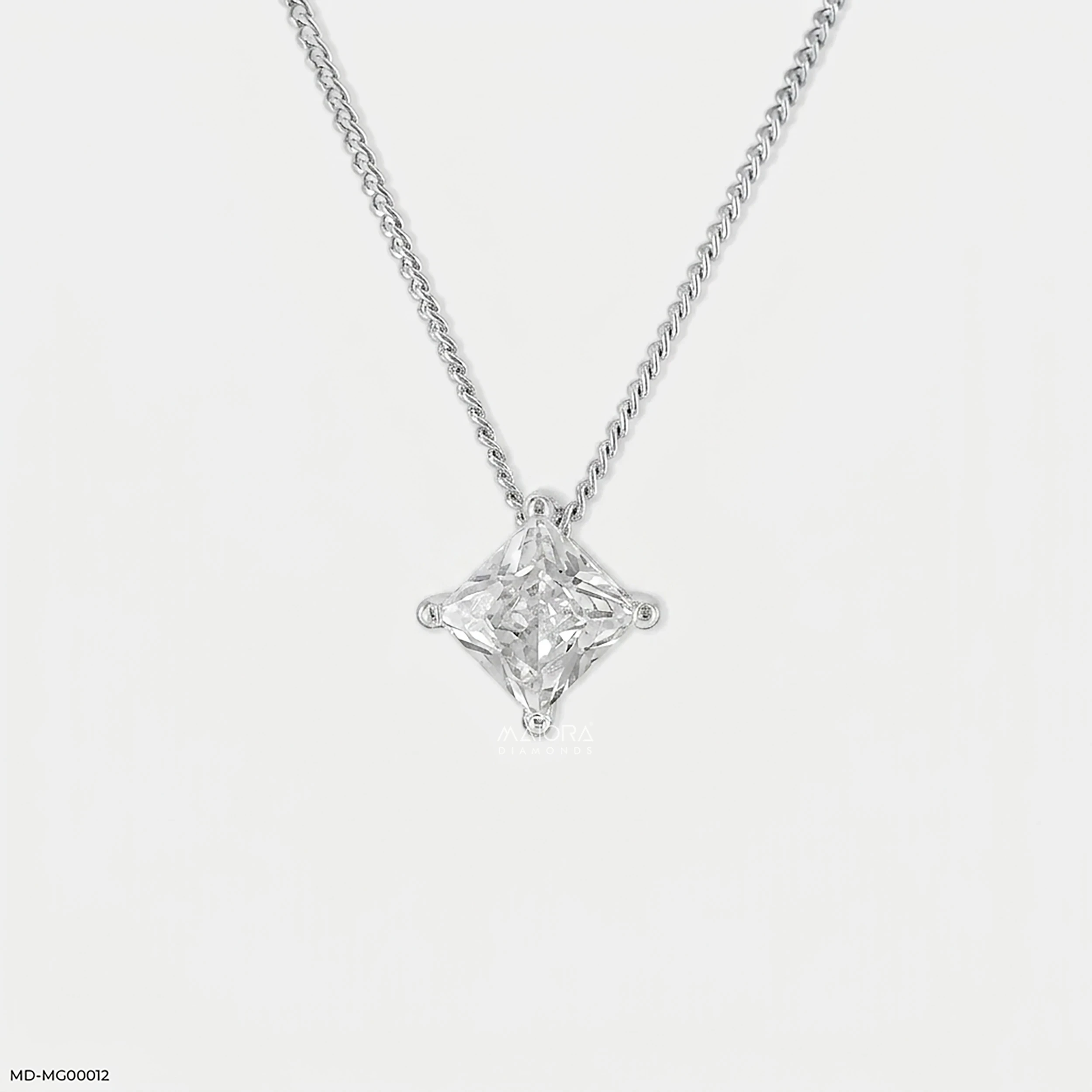 Prism Geometric Halo Pendants 9K Yellow Gold
