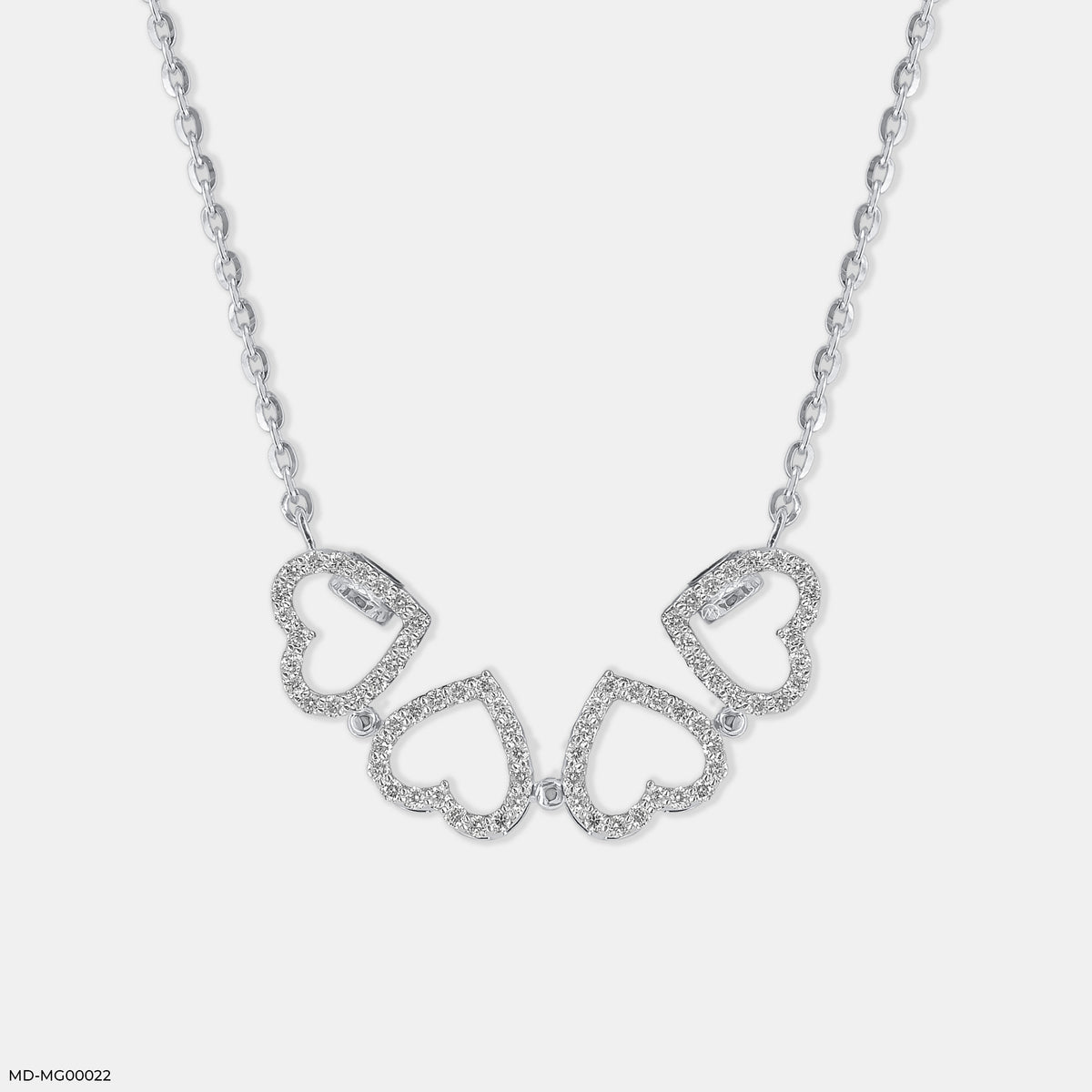 0.50 Carat Amara Hearts Lab Diamond Mangalsutra