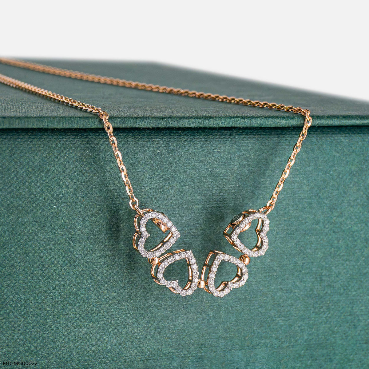 0.50 Carat Amara Hearts Lab Diamond Mangalsutra