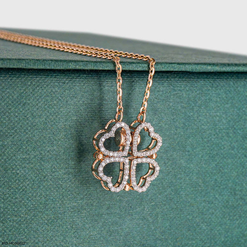 0.50 Carat Amara Hearts Mangalsutra 14K White Gold