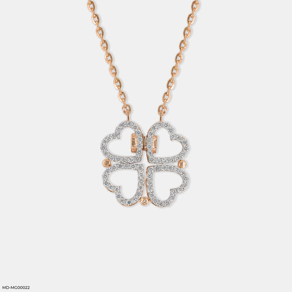 0.50 Carat Amara Hearts Mangalsutra 14K Rose Gold