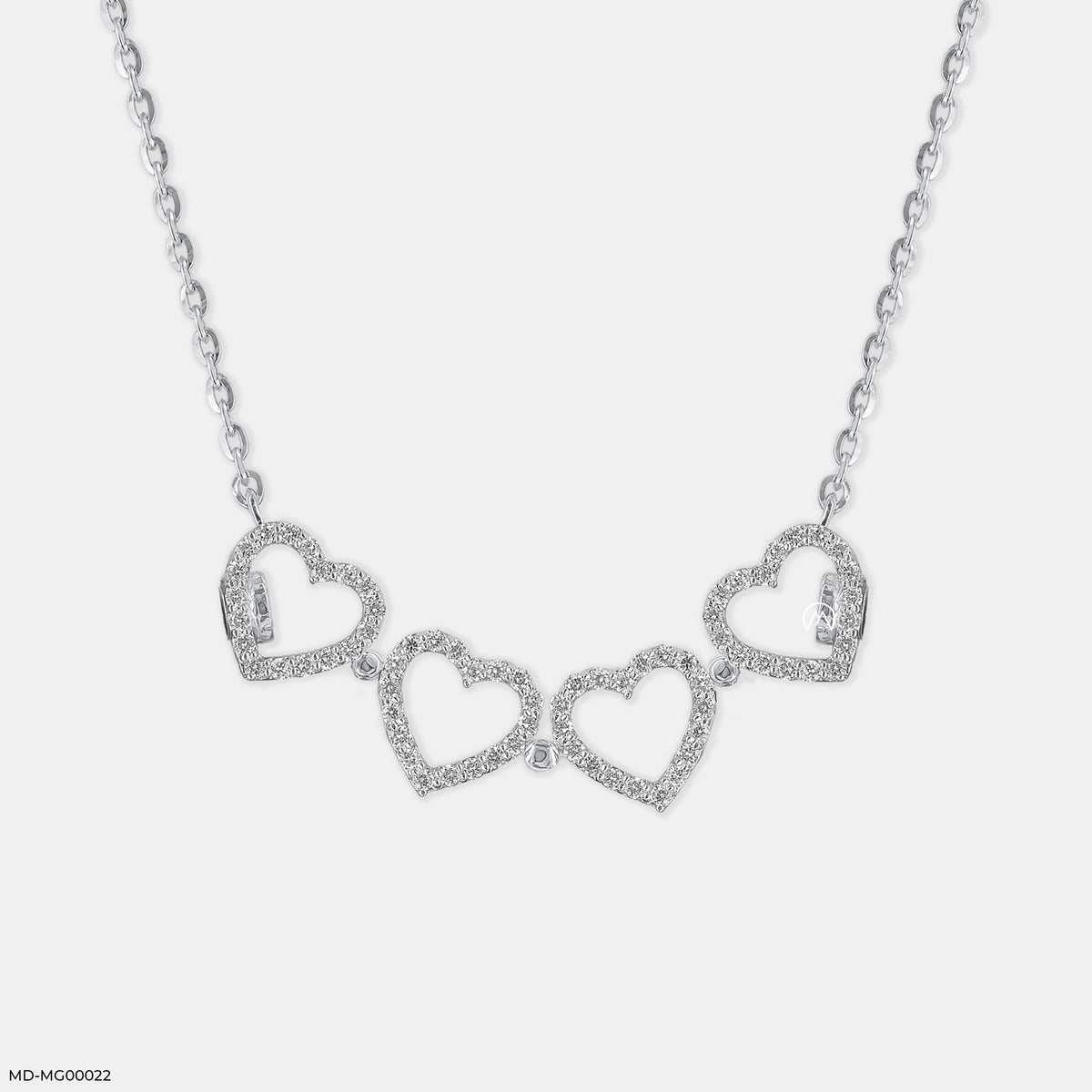 0.50 Carat Amara Hearts Lab Diamond Mangalsutra