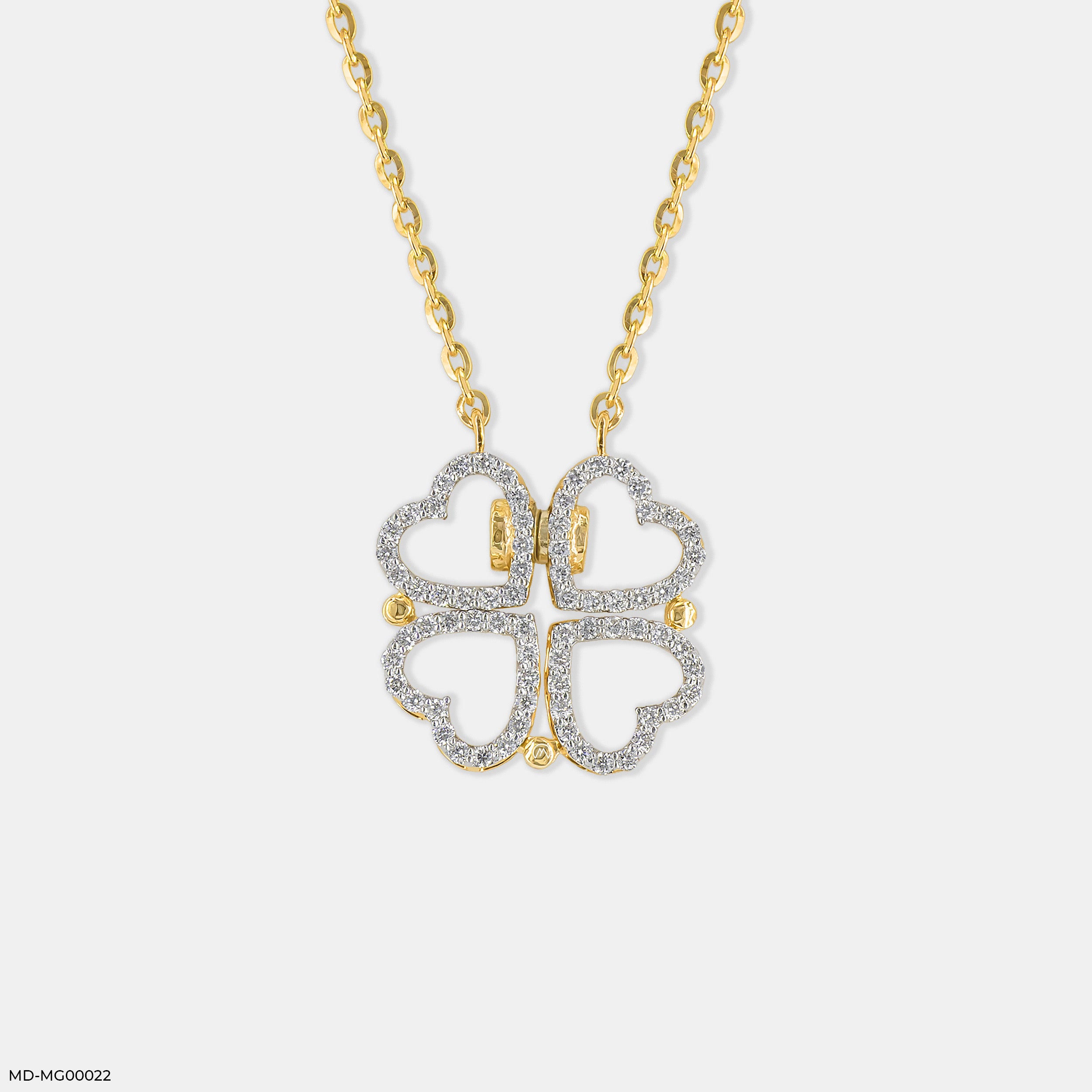 0.50 Carat Amara Hearts Lab Diamond Mangalsutra