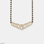 1 Carat Arched Diamond Mangalsutra Platinum 950