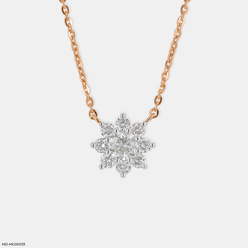 Flower’s Embrace Diamond Mangalsutra 18K Yellow Gold