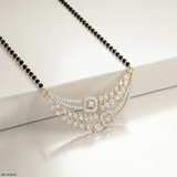 Marquise Flame Diamond Mangalsutra 9K Rose Gold