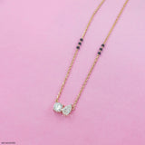 Twinkle Toi Et Moi Diamond Mangalsutra 9K Rose Gold