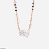 Twinkle Toi Et Moi Diamond Mangalsutra 9K Rose Gold