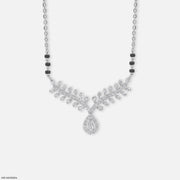 Petal Cascade Diamond Mangalsutra  Platinum 950