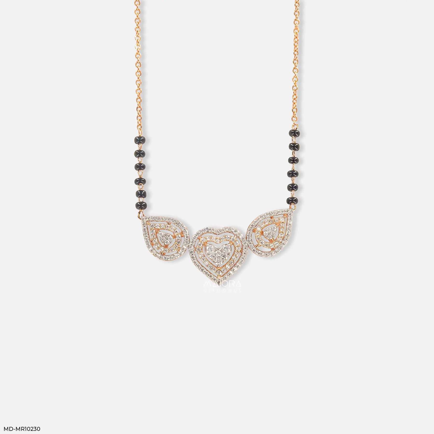 Glam Pranaya Diamond Mangalsutra Platinum 950