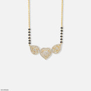 Glam Pranaya Diamond Mangalsutra 9K Yellow Gold