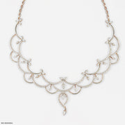Genelia Diamond Necklace 18K Rose Gold