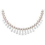 Charming Diamond Necklace 18K White Gold