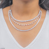 Classic Boldness Diamond Necklaces 18K Yellow Gold