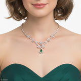 Beloved Daisy Diamond Necklaces 14K White Gold