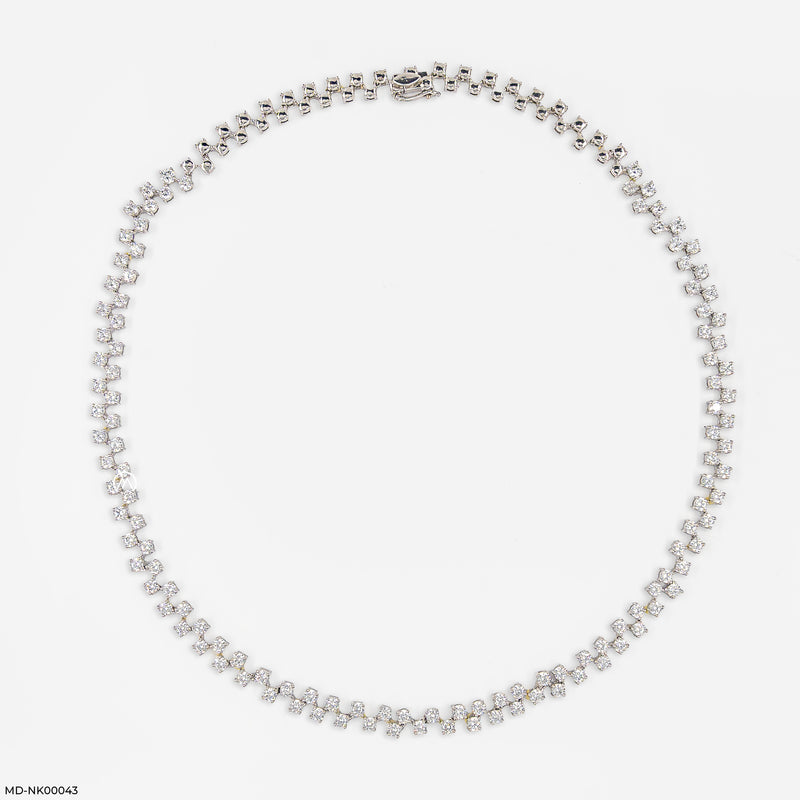 Evergreen Sparkle Diamond Necklaces 14K Rose Gold