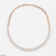 Gorgeous Diva Diamond Necklaces 9K Rose Gold
