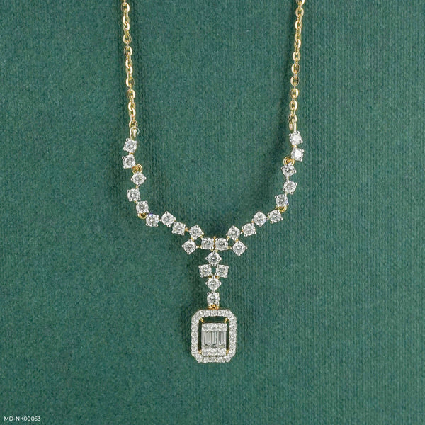 Picture Perfect Diamond Necklaces 14K Yellow Gold