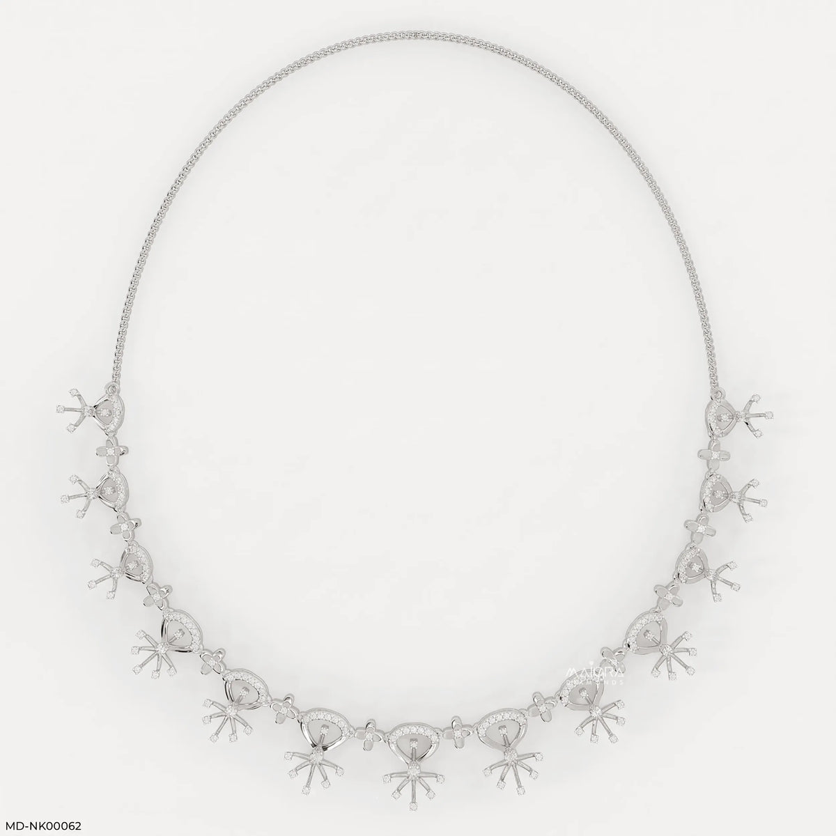 Crest Diamond Necklaces