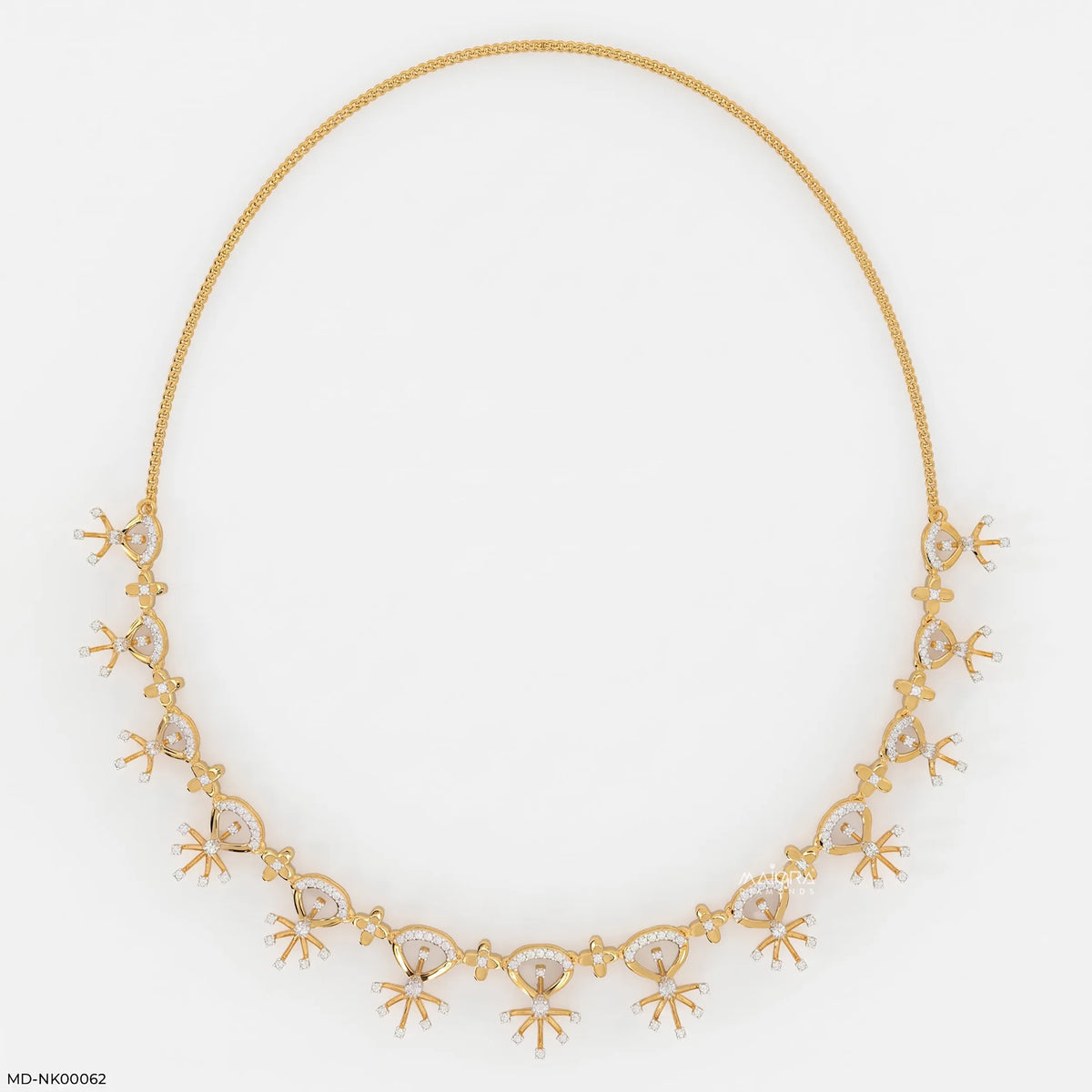 Crest Diamond Necklaces