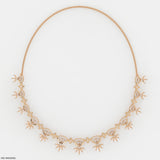 Crest Diamond Necklaces 14K Yellow Gold