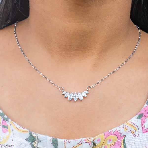 The Legacy Diamond Necklace 14K White Gold