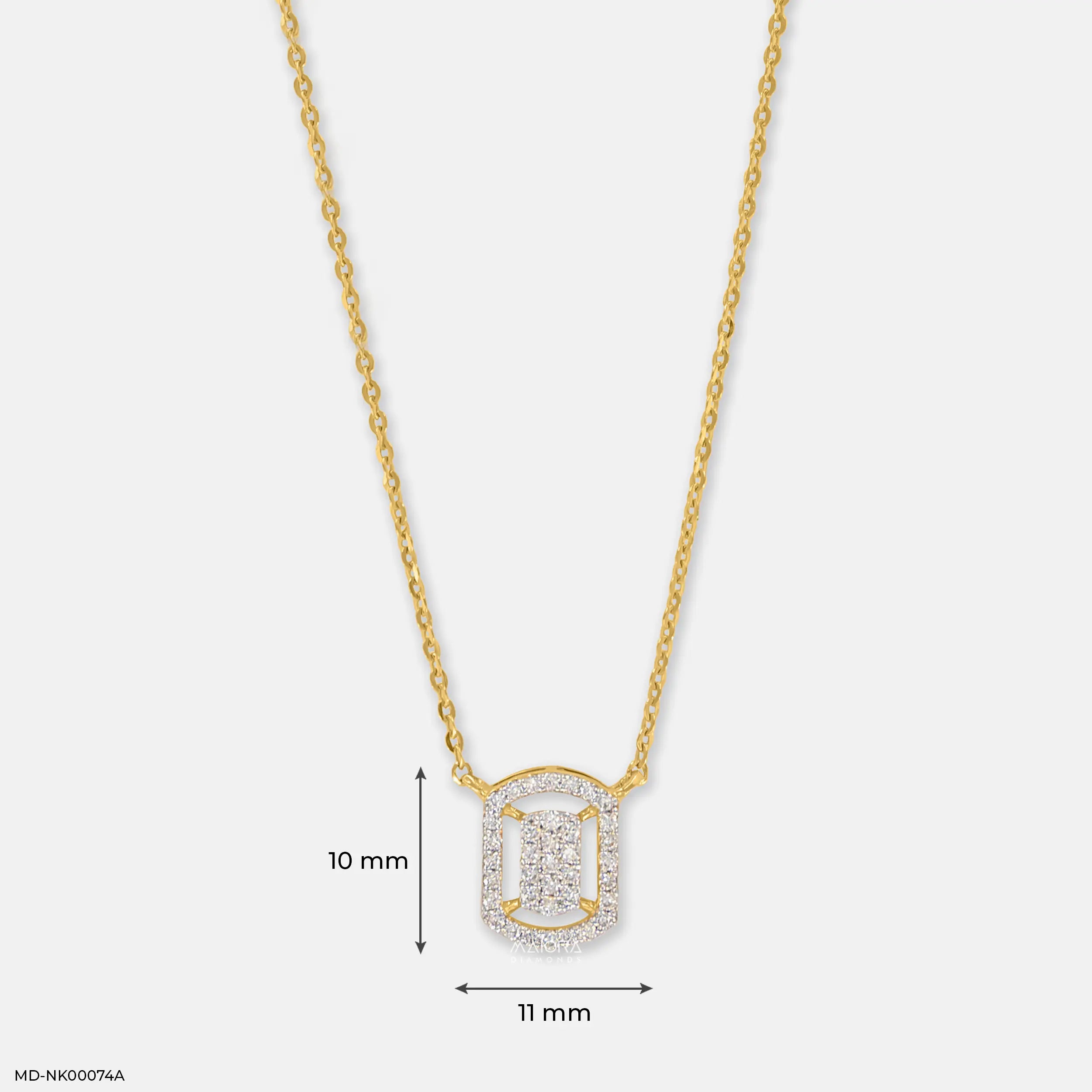 0.15 Carat Starburst Lab Diamond Pendant Without Chain